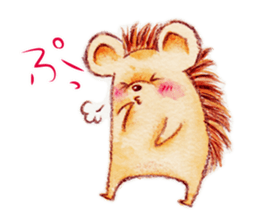 Pretty hedgehog sticker #8447470
