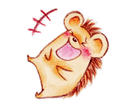 Pretty hedgehog sticker #8447472