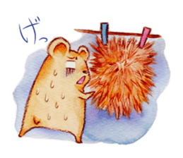 Pretty hedgehog sticker #8447474