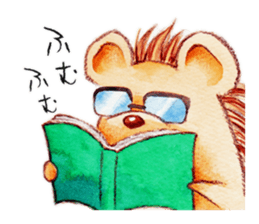 Pretty hedgehog sticker #8447478