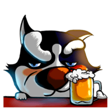 Dou Dou: The Husky sticker #8447917