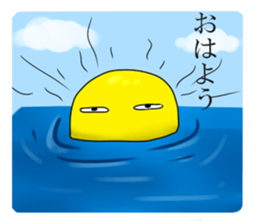 Creature in a sea sticker #8448522