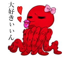 Creature in a sea sticker #8448525