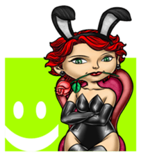 Bunny Cosplay Girl sticker #8448672