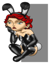 Bunny Cosplay Girl sticker #8448677
