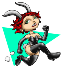 Bunny Cosplay Girl sticker #8448678