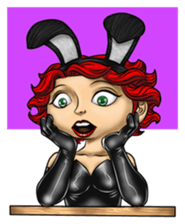 Bunny Cosplay Girl sticker #8448679