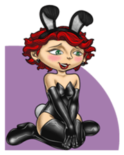 Bunny Cosplay Girl sticker #8448686