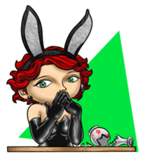Bunny Cosplay Girl sticker #8448698