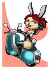 Bunny Cosplay Girl sticker #8448700