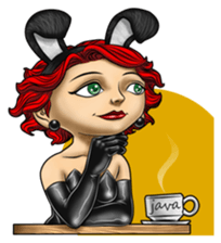 Bunny Cosplay Girl sticker #8448707