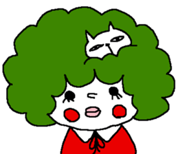 A cat and friends sticker #8448786