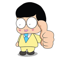 Yellow Couple sticker #8450938