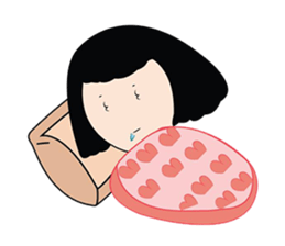 Yellow Couple sticker #8450961