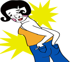 ugly of takanenohana sticker #8451398