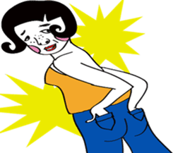 ugly of takanenohana sticker #8451398