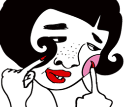 ugly of takanenohana sticker #8451404