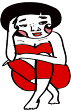 ugly of takanenohana sticker #8451414