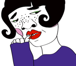 ugly of takanenohana sticker #8451415