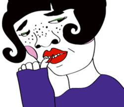 ugly of takanenohana sticker #8451415