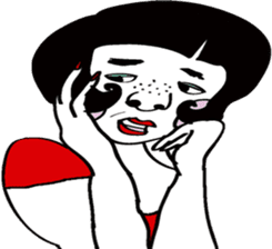 ugly of takanenohana sticker #8451416