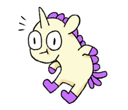 The Noisy Unicorn sticker #8451490