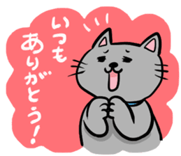 Heartwarming cute jw cat sticker #8452181