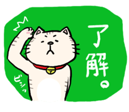 Heartwarming cute jw cat sticker #8452186