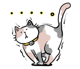 Heartwarming cute jw cat sticker #8452187