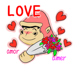 Gorio Mr. Gorilla English ver sticker #8454251