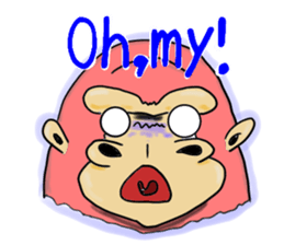 Gorio Mr. Gorilla English ver sticker #8454256