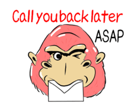 Gorio Mr. Gorilla English ver sticker #8454269