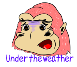 Gorio Mr. Gorilla English ver sticker #8454272