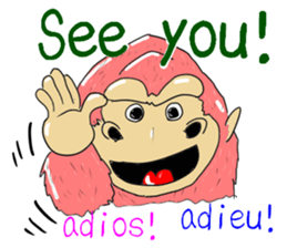 Gorio Mr. Gorilla English ver sticker #8454274