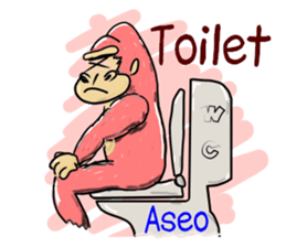Gorio Mr. Gorilla English ver sticker #8454275