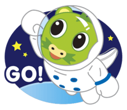 Saitama city character "Tsunaga-Ryu Nu" sticker #8454344