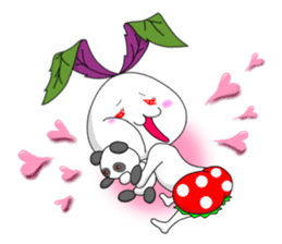 Kinjisou Rabbit Kekke chan sticker #8454499