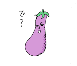 An eggplant sticker #8455857