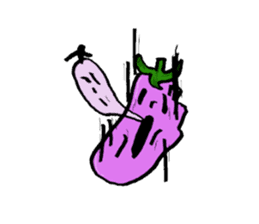 An eggplant sticker #8455866