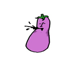 An eggplant sticker #8455867