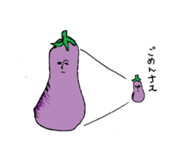 An eggplant sticker #8455878
