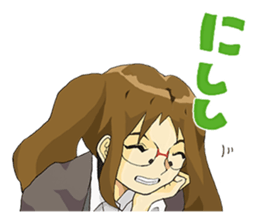 Daily conversation of Kyoto valve women2 sticker #8455967