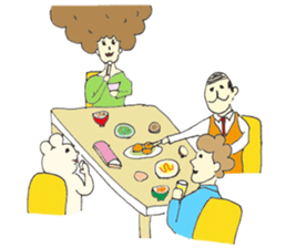 Konnichiwa kyomo ii otenki de sticker #8456046