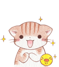mofumofu nyanko sticker #8456805