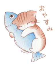 mofumofu nyanko sticker #8456827