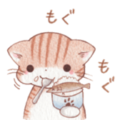 mofumofu nyanko sticker #8456829