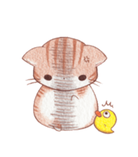 mofumofu nyanko sticker #8456834