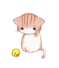 mofumofu nyanko sticker #8456836