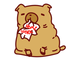 Moochi the Pudgy Pooch sticker #8457939