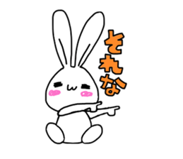 Sticker of the rabbit. sticker #8458351